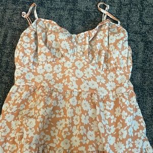 Shein Orange Sun Dress